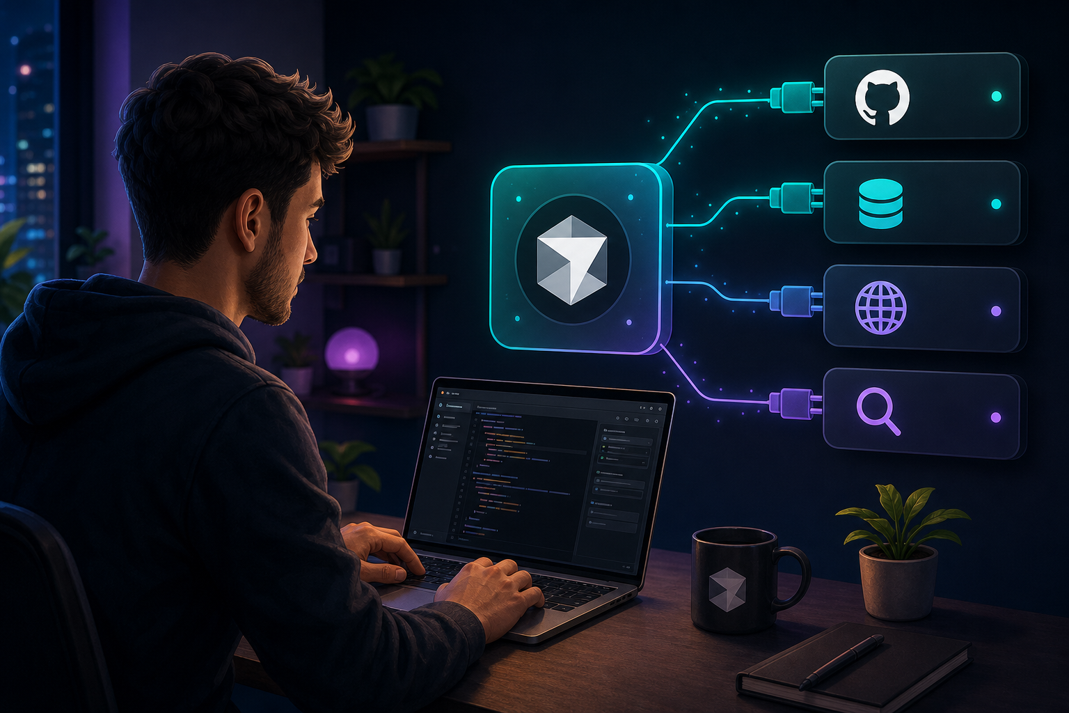Developer configuring MCP server connections in Cursor IDE